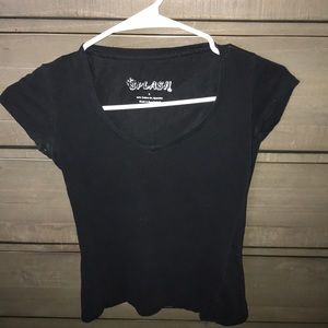 Basic black tee